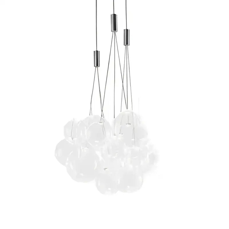 Modern black glass ball led pendant lamps for kitchen dining room