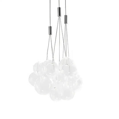 Modern black glass ball led pendant lamps for kitchen dining room