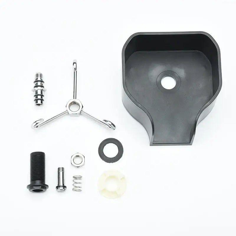 Modern black glass cup washer kitchen sink rinser