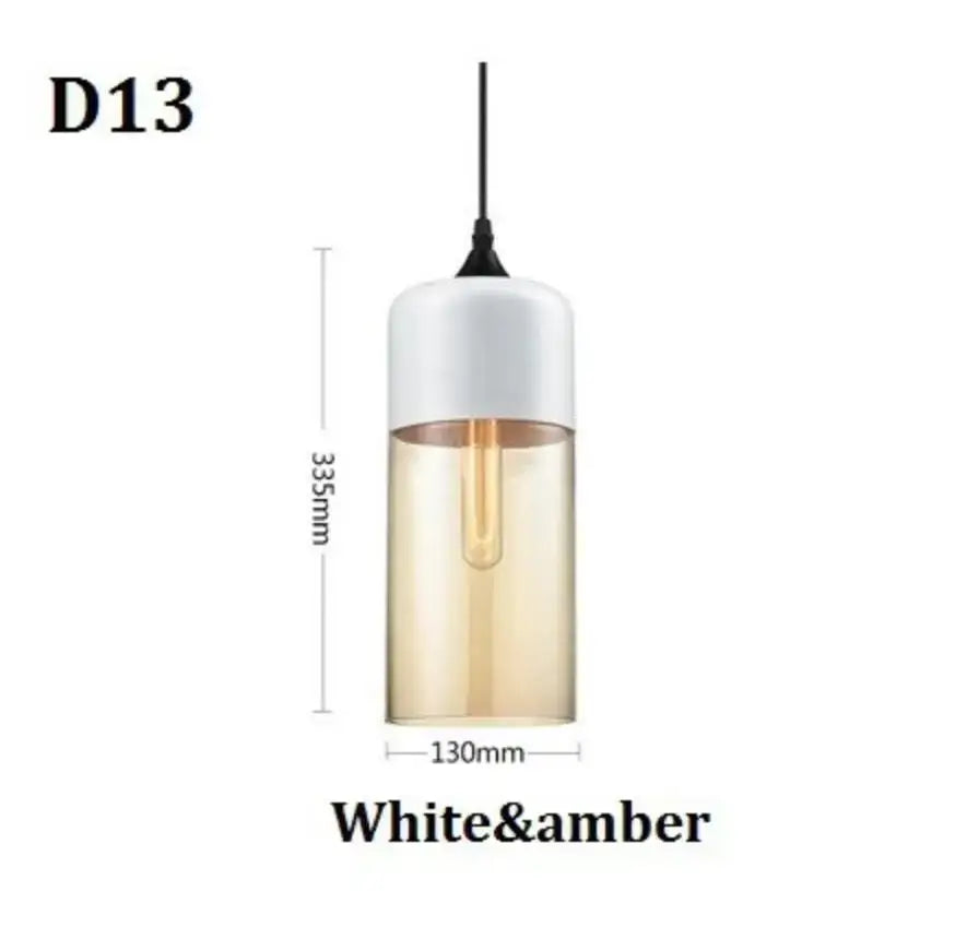 Modern black glass pendant light set dining room smoked shades