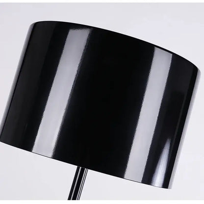 Modern black glossy design mushroom floor lamp for living room