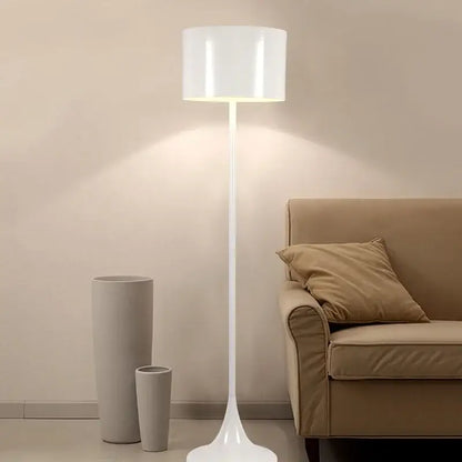 Modern black glossy design mushroom floor lamp for living room