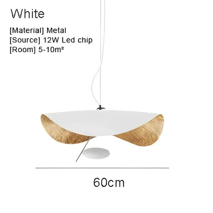 Modern black & gold abstract pendant lamp dining room sculptural design