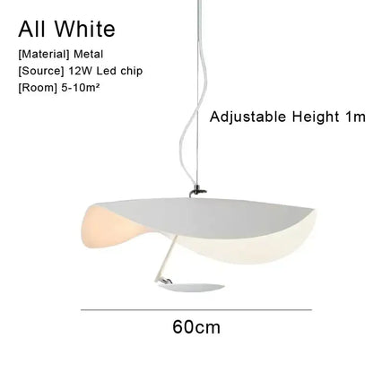Modern black & gold abstract pendant light dining room sculptural lamp