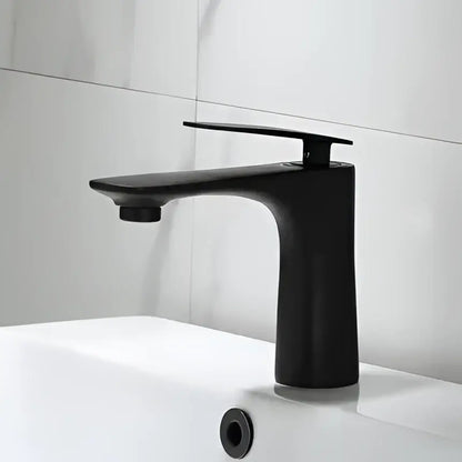 Modern black & gold basin faucet bathroom sink mixer tap