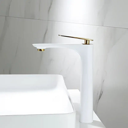 Modern black & gold basin faucet bathroom sink mixer tap