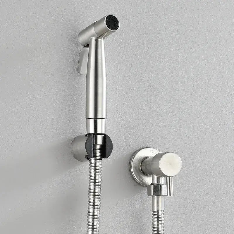 Modern black & gold bidet sprayer set bathroom handheld faucet