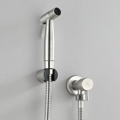 Modern black & gold bidet sprayer set bathroom handheld faucet