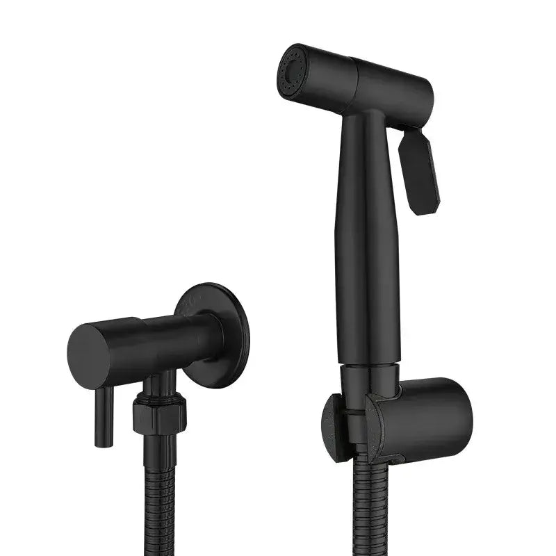 Modern black & gold bidet sprayer set bathroom handheld faucet