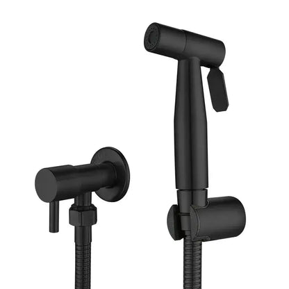Modern black & gold bidet sprayer set bathroom handheld faucet