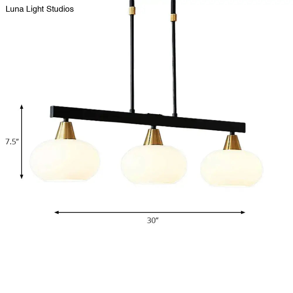 Modern black & gold chandelier dining room 110v-120v pendant light