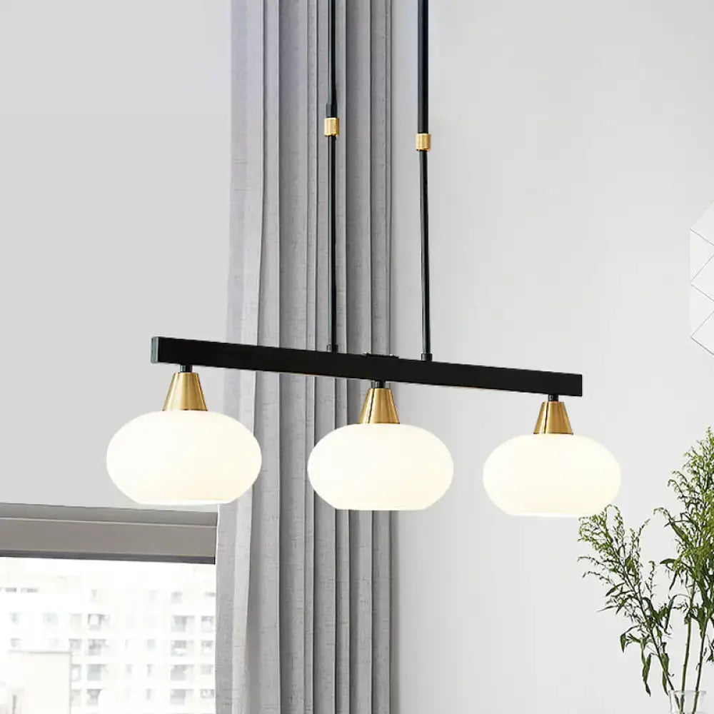 Modern black & gold chandelier dining room 110v-120v pendant light