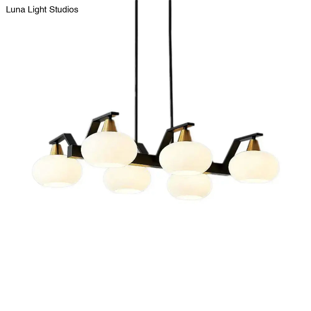 Modern black & gold chandelier dining room 110v-120v pendant light