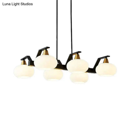 Modern black & gold chandelier dining room 110v-120v pendant light