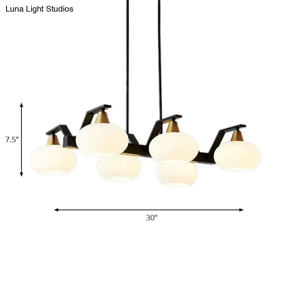 Modern black & gold chandelier dining room 110v-120v pendant light