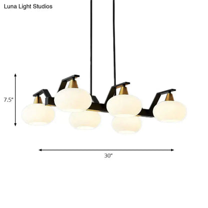 Modern black & gold chandelier dining room 110v-120v pendant light