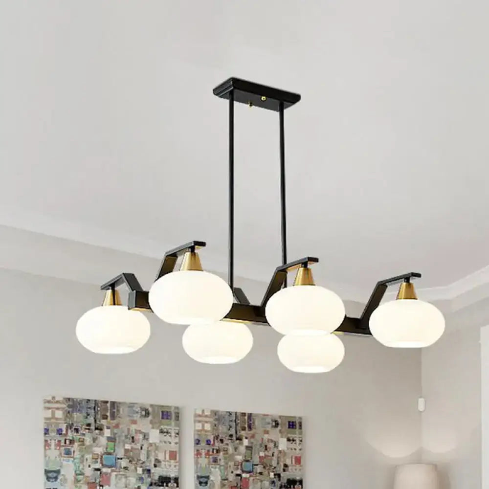 Modern black & gold chandelier dining room 110v-120v pendant light