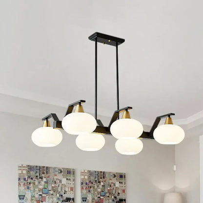 Modern black & gold chandelier dining room 110v-120v pendant light