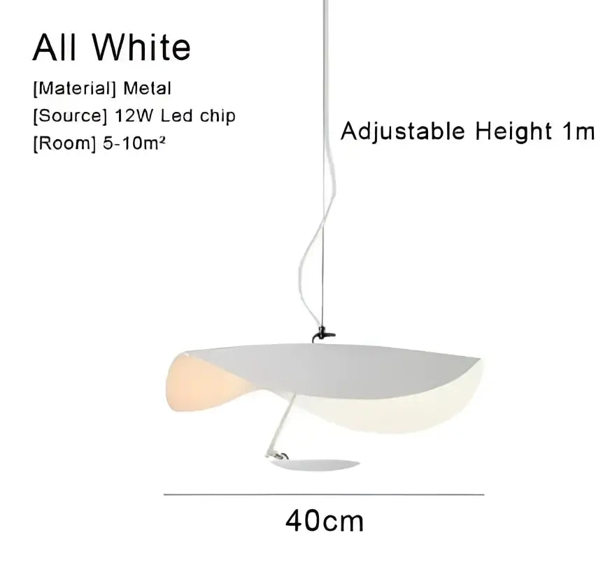 Modern black & gold curved pendant light dining room lamp