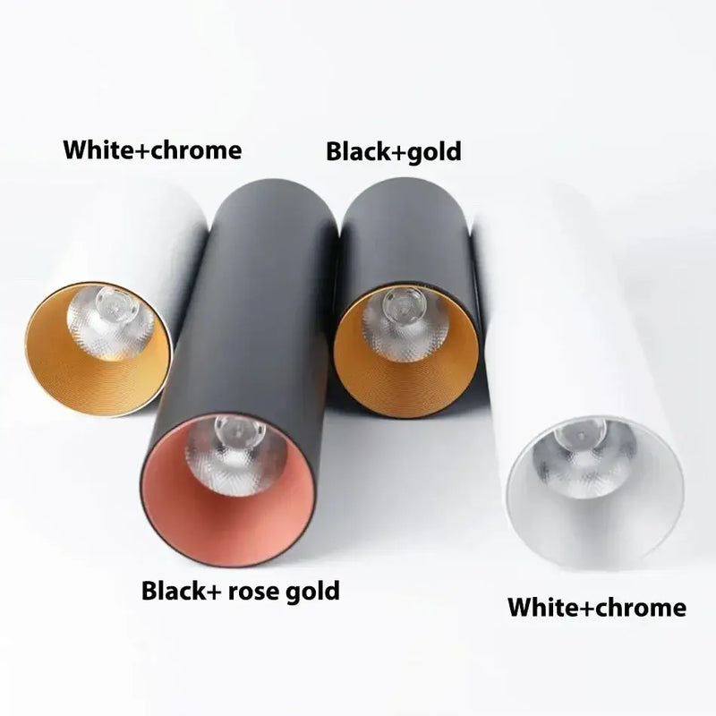Modern black & gold dimmable led downlight living room ceiling light