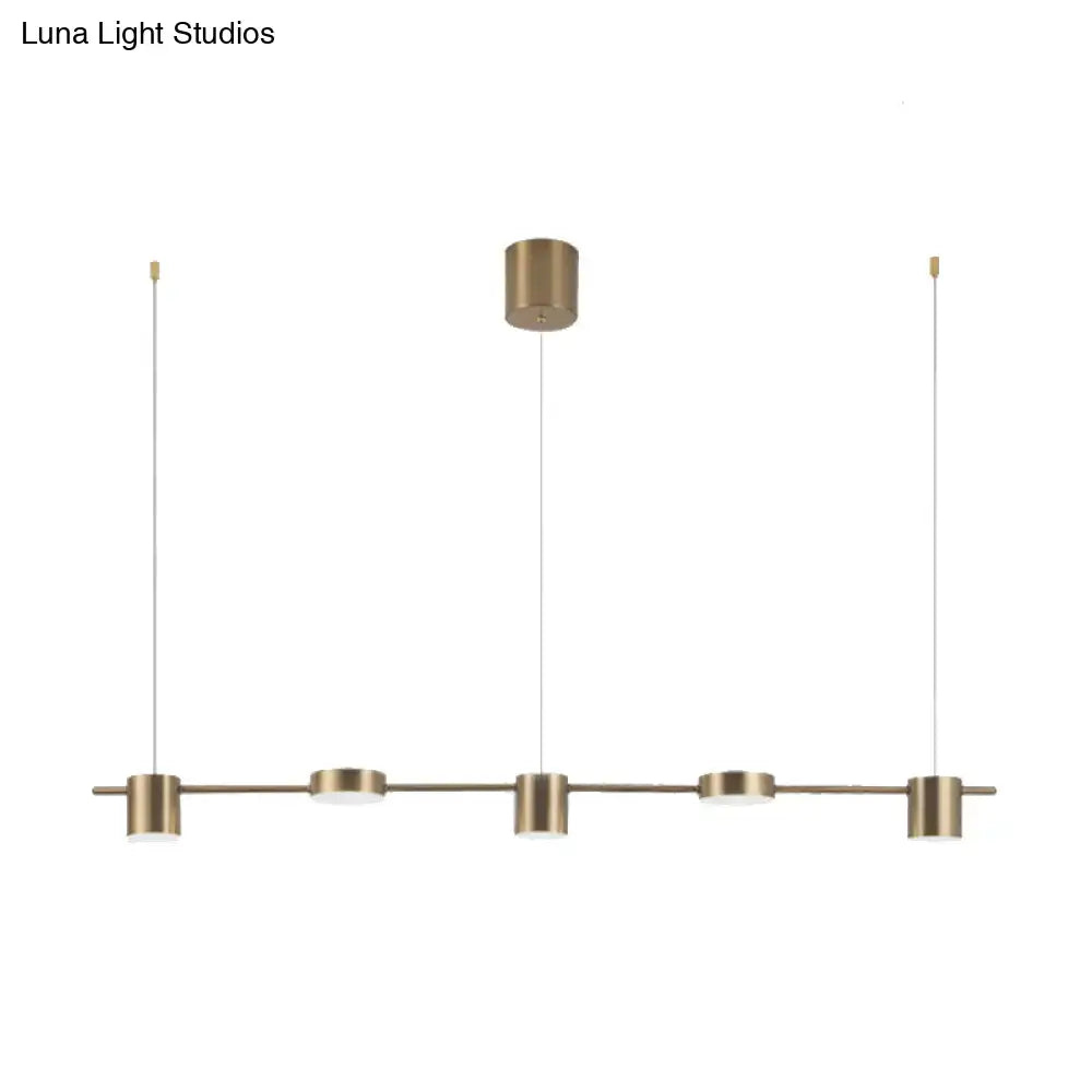 Modern black & gold island light fixture kitchen ceiling light