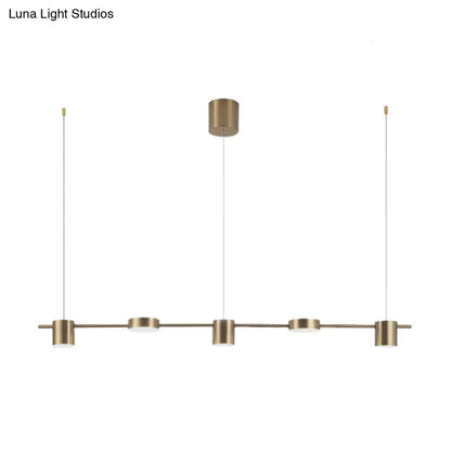 Modern black & gold island light fixture kitchen ceiling light