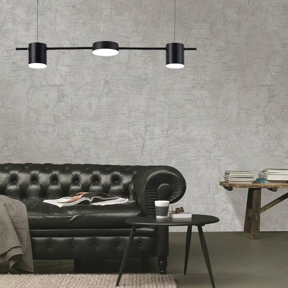 Modern black & gold island light fixture kitchen ceiling light