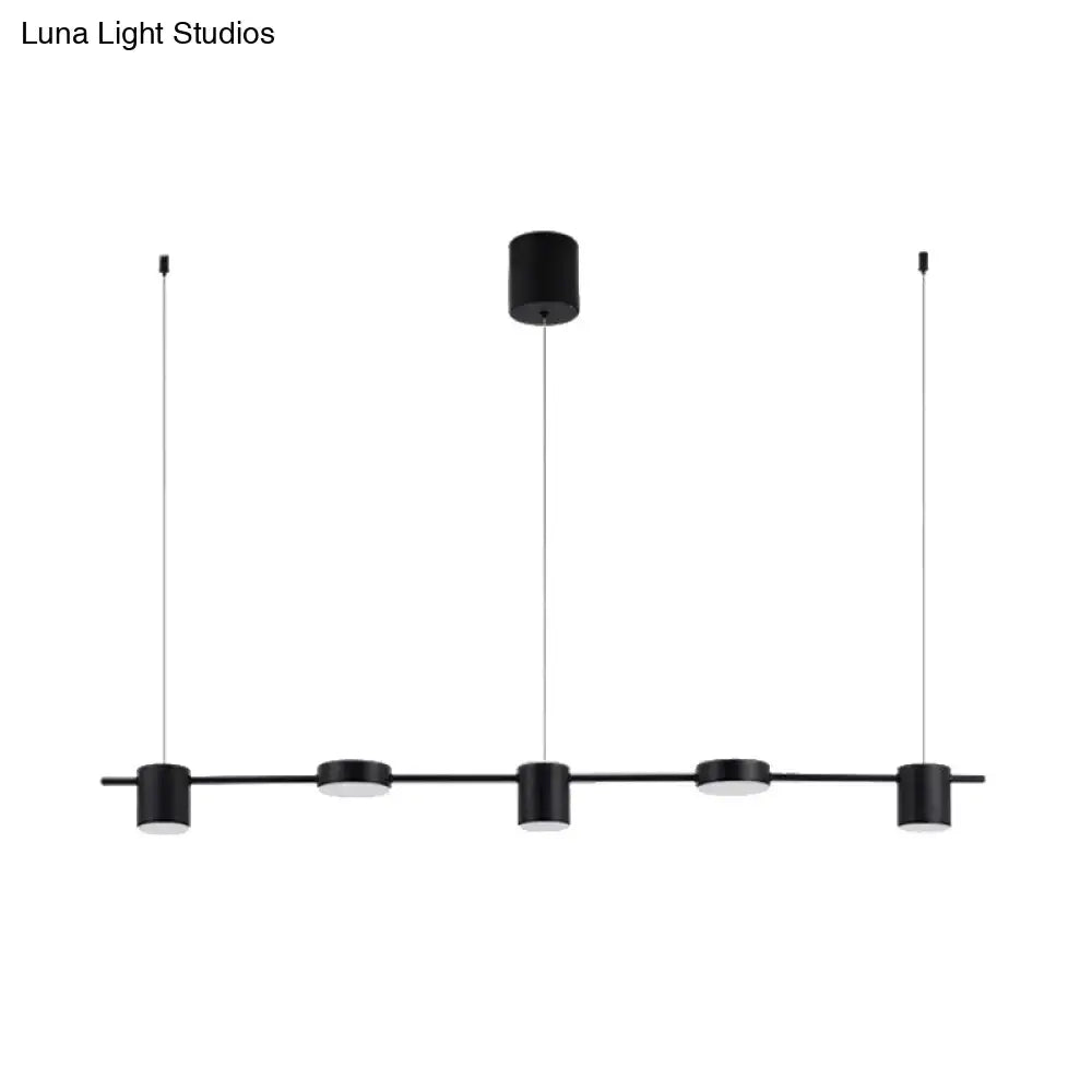 Modern black & gold island light fixture kitchen ceiling light