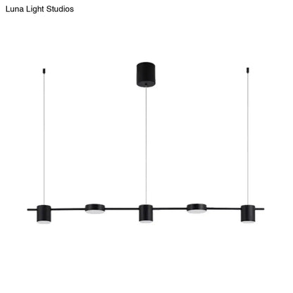 Modern black & gold island light fixture kitchen ceiling light