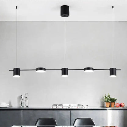 Modern black & gold island light fixture kitchen ceiling light