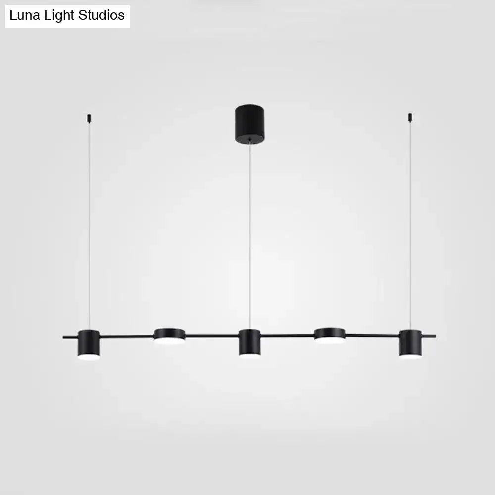 Modern black & gold island light fixture kitchen ceiling light