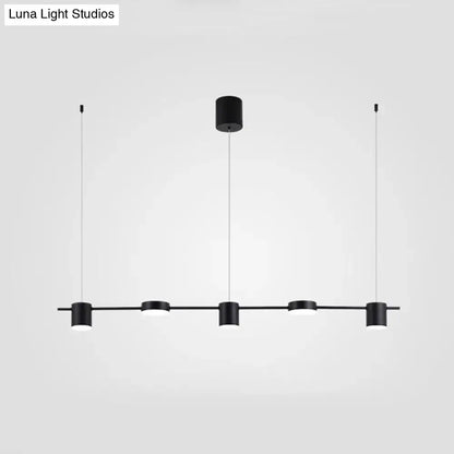 Modern black & gold island light fixture kitchen ceiling light