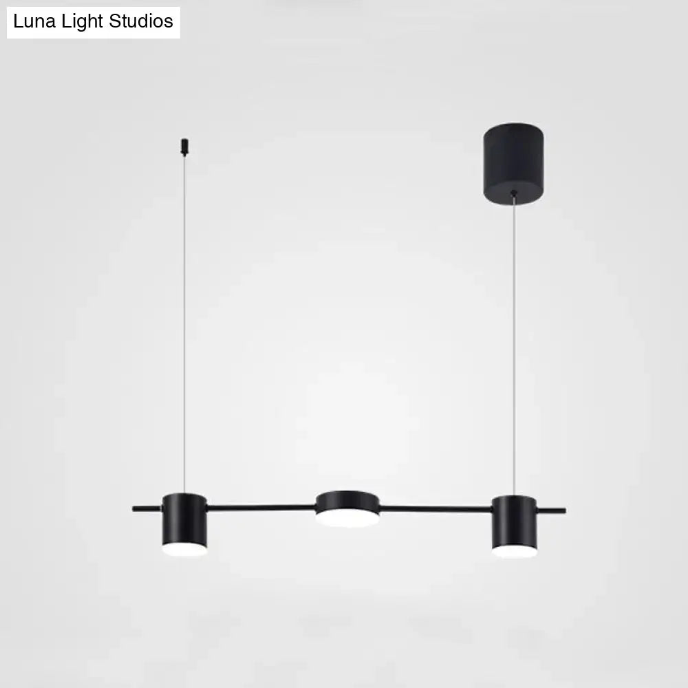 Modern black & gold island light fixture kitchen ceiling light