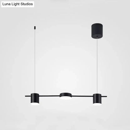 Modern black & gold island light fixture kitchen ceiling light