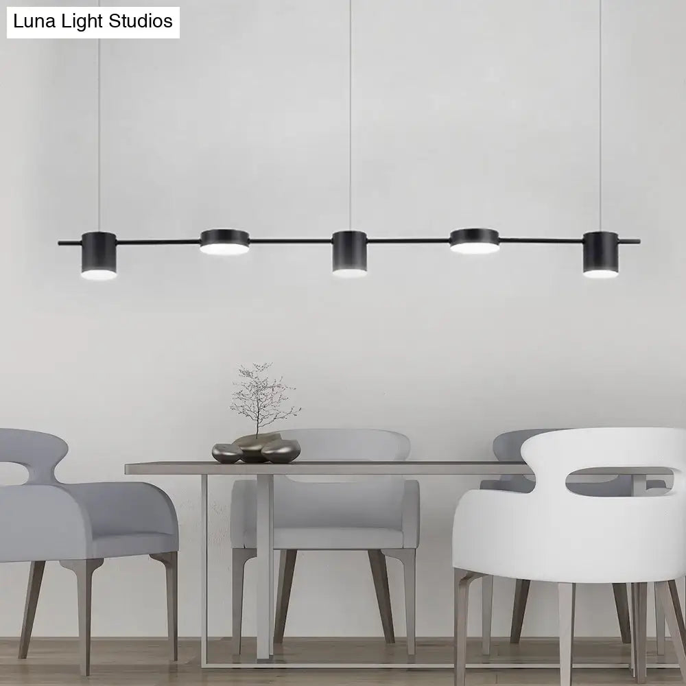 Modern black & gold island light fixture kitchen ceiling light