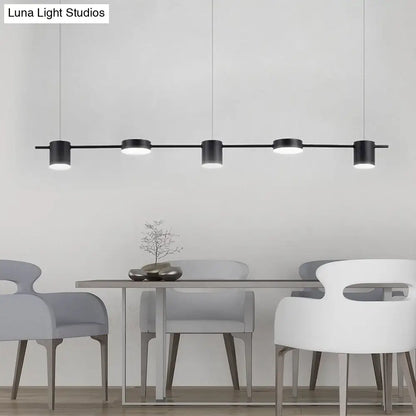 Modern black & gold island light fixture kitchen ceiling light