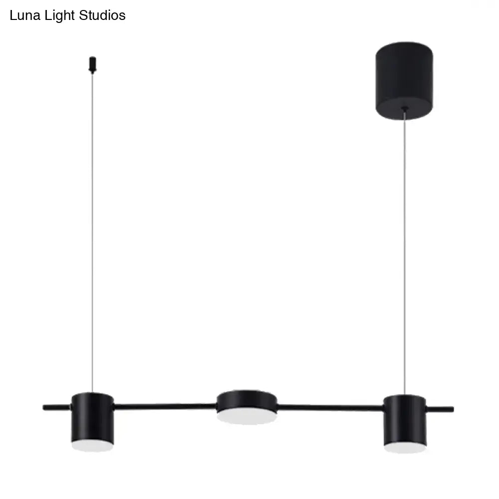 Modern black & gold island light fixture kitchen ceiling light