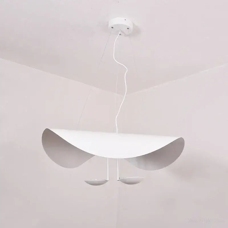 Modern black & gold leaf pendant light – living room decor