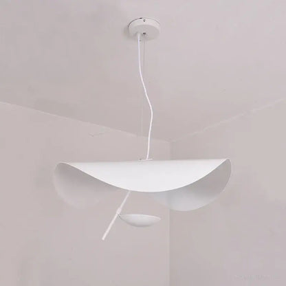Modern black & gold leaf pendant light – living room decor