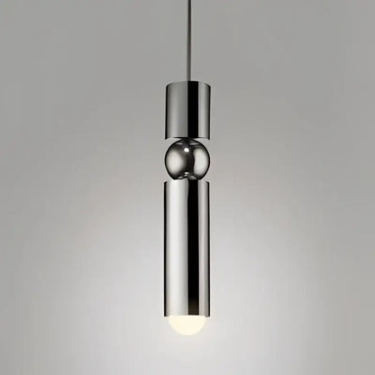 Modern black gold led tube pendant lamp kitchen hanging light