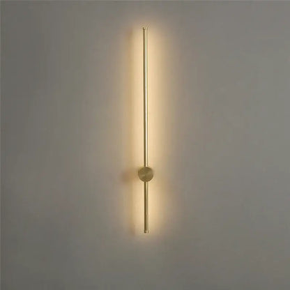 Modern black & gold led wall lamps living room minimalist sconces