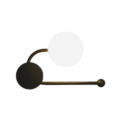 Modern black & gold planter sconce – living room 110v-120v light