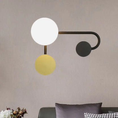 Modern black & gold planter sconce – living room 110v-120v light