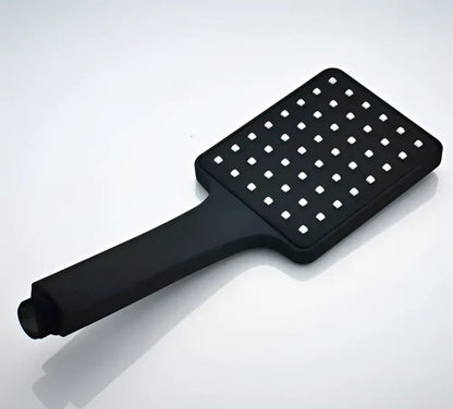 Modern black & gold rainfall shower head bathroom handshower