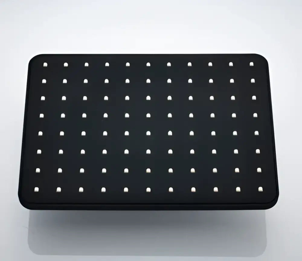 Modern black & gold rainfall shower head bathroom handshower