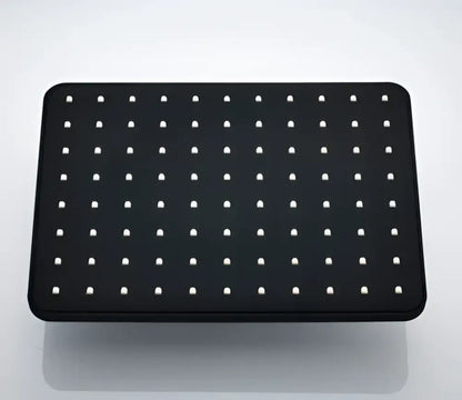 Modern black & gold rainfall shower head bathroom handshower