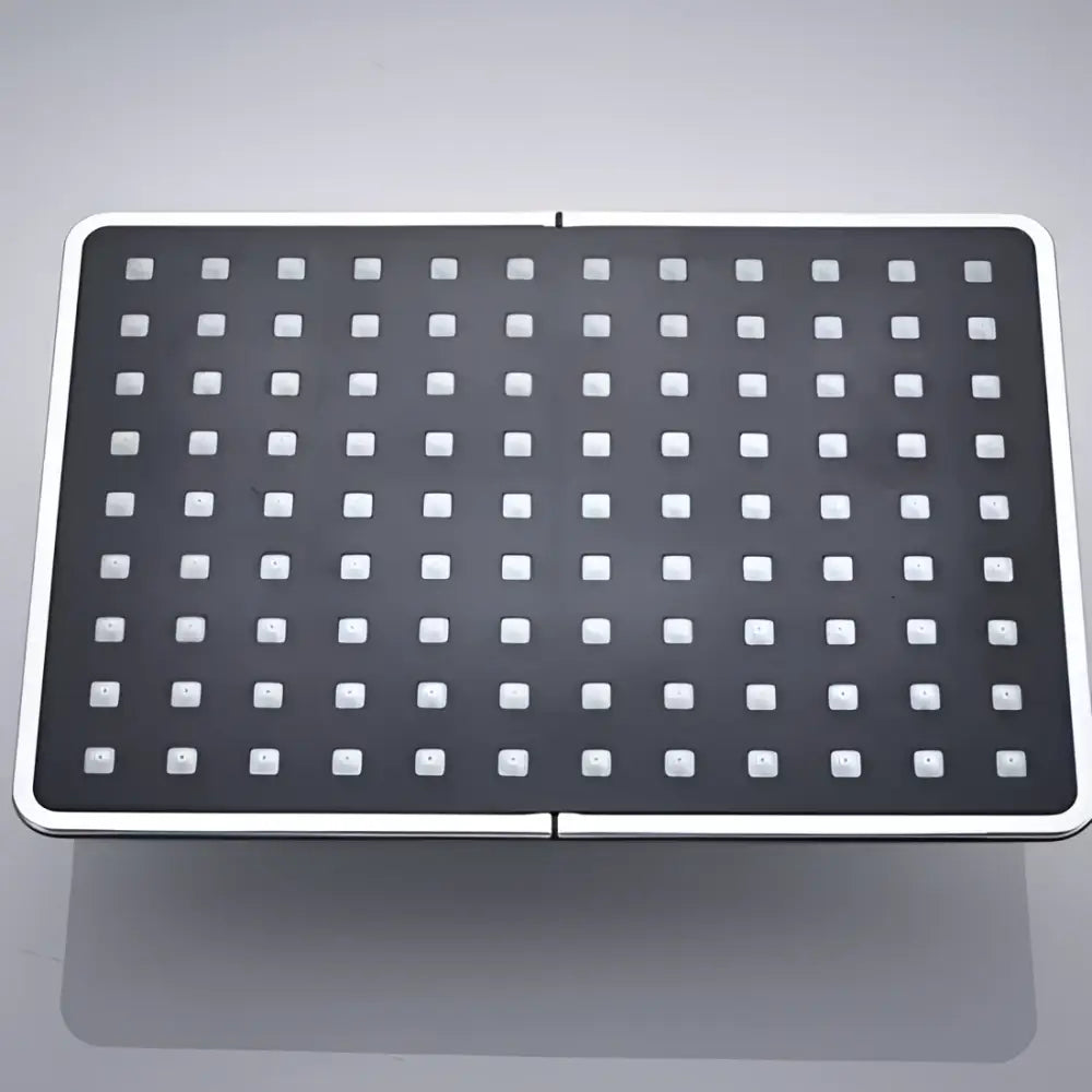 Modern black & gold rainfall shower head bathroom handshower