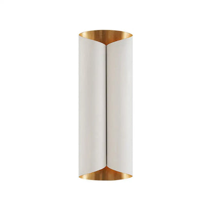 Modern black & gold twisted light fixture porch wall sconce