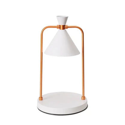 Modern black gold & white candle warmer lamp bedroom decor