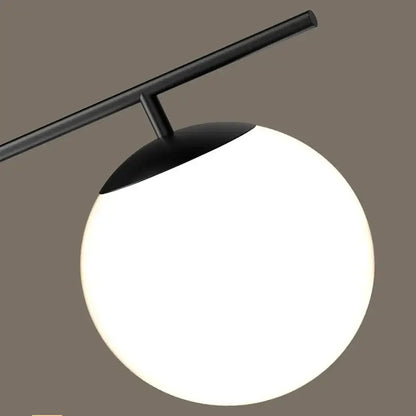 Modern black & golden glass chandelier kitchen pendant light